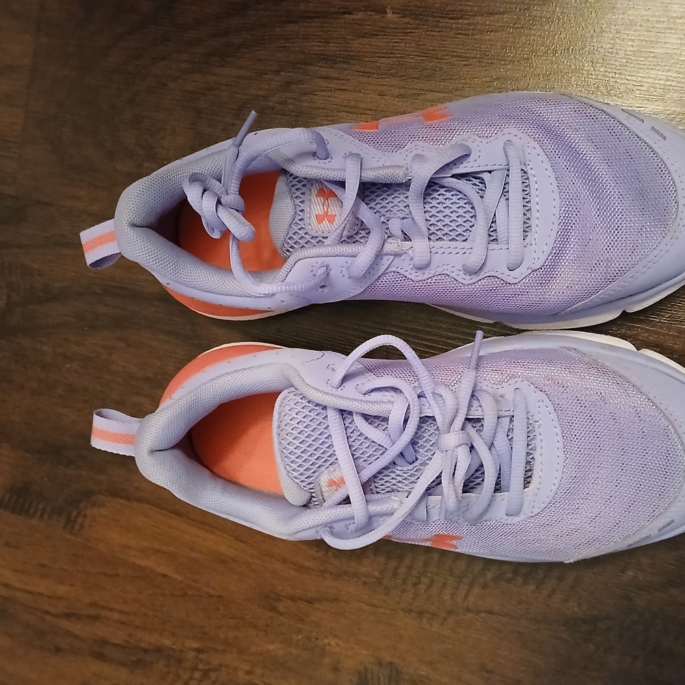 Under Armour Purple and Pink Lace Up Sneakers - Picture 2 of 7